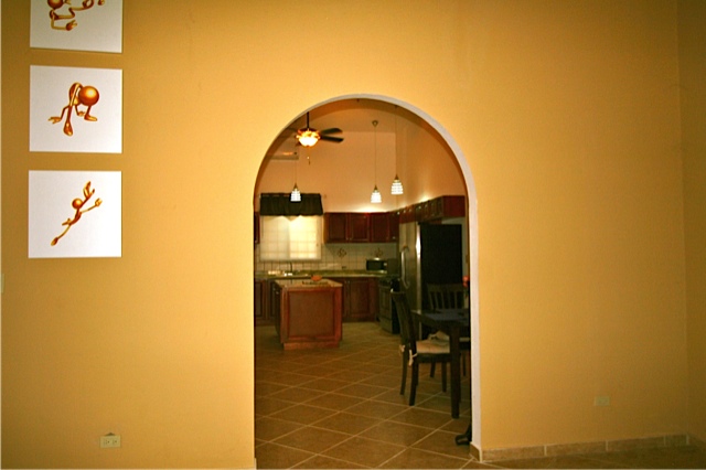 Archway to Kitchen