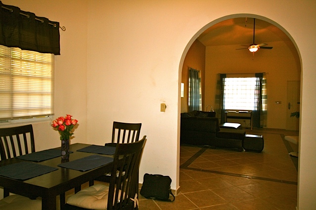 Archway from Kitchen to Living Area